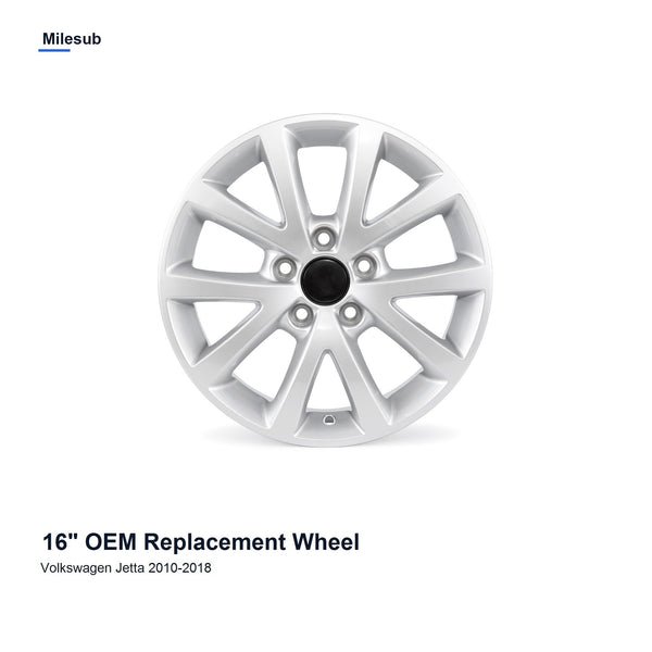 New 16"×6.5" OEM-Style Replacement Wheel for Volkswagen Jetta 2010-2018 Silver