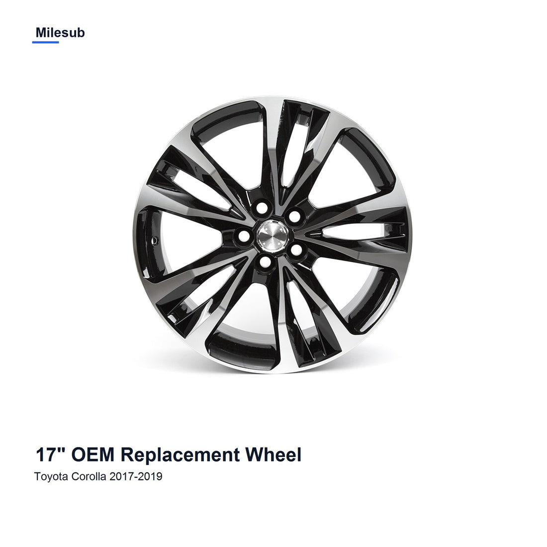Milesub 17" OEM Style Replacement Wheel for Toyota Corolla 2017-2019
