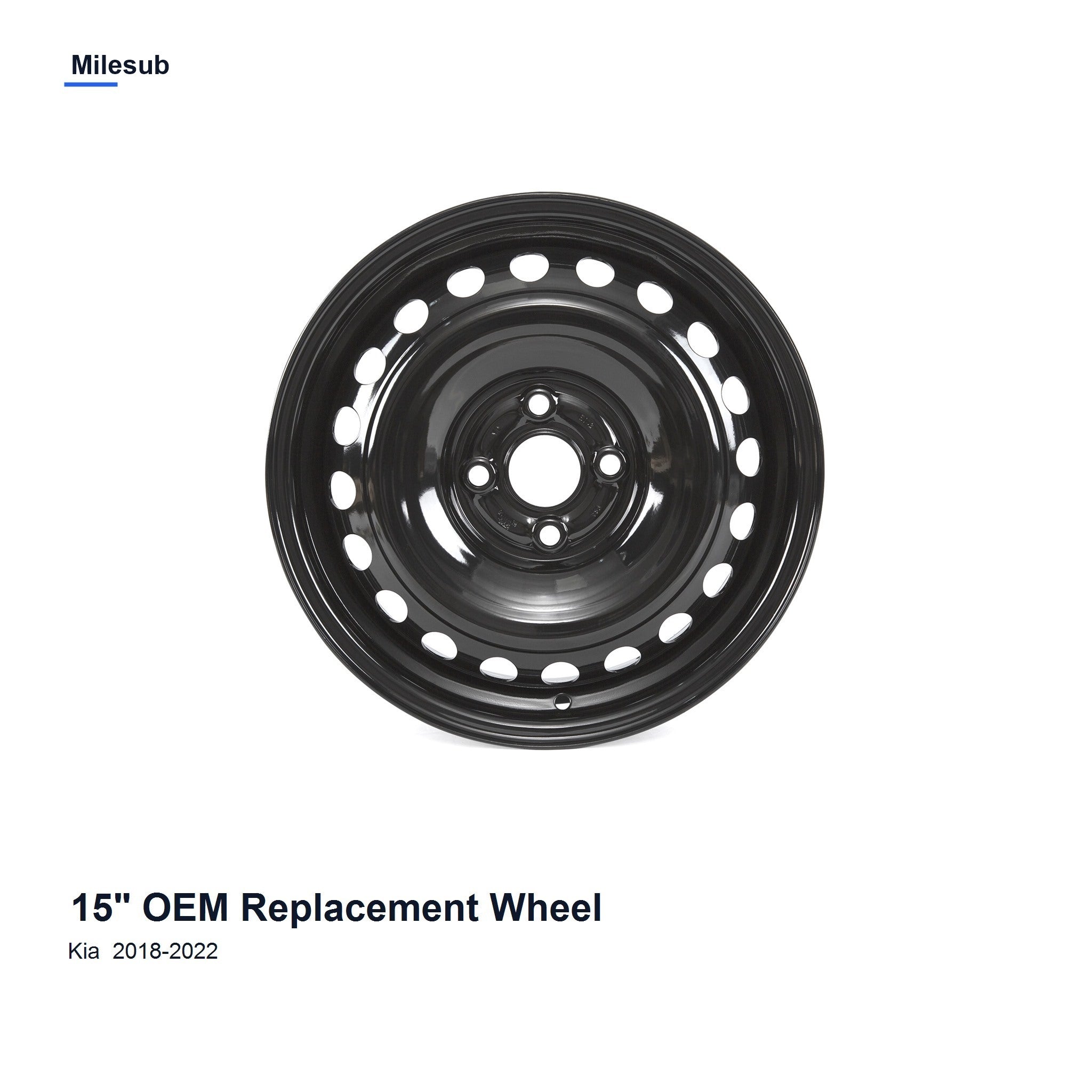 Milesub 15" OEM Style Replacement Wheel for Kia RIO 2018-2022 - Hero Product