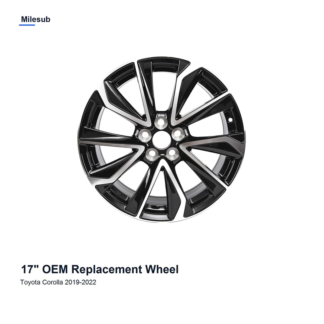 Milesub 17" OEM Style Replacement Wheel for Toyota Corolla 2019-2022 - Hero Product