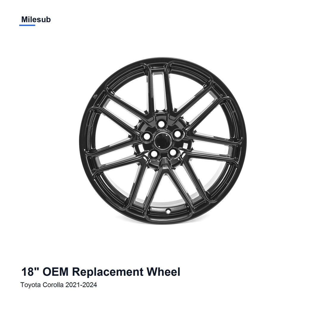 Milesub 18" OEM Style Replacement Wheel for Toyota Corolla 2021-2024 - Hero Product