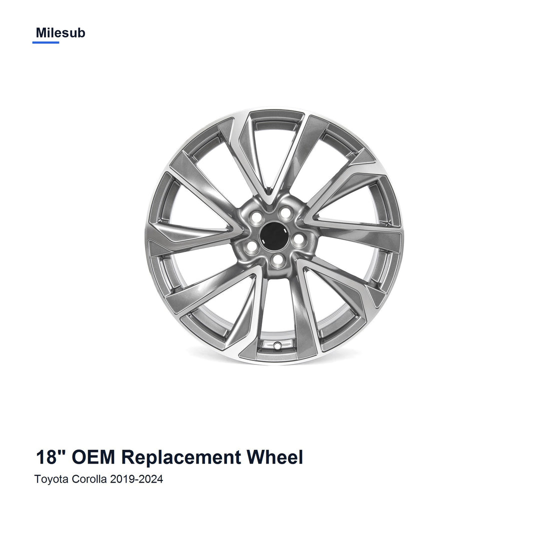 Milesub 18" OEM Style Replacement Wheel for Toyota Corolla 2019-2024 - Hero Product