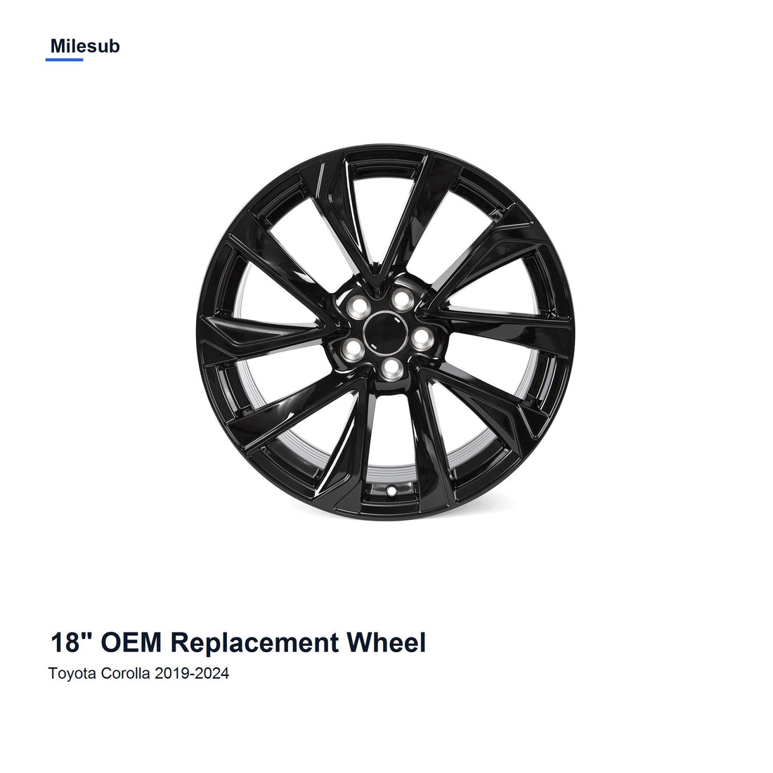 Milesub 18" OEM Style Replacement Wheel for Toyota Corolla 2019-2024 - Hero Product