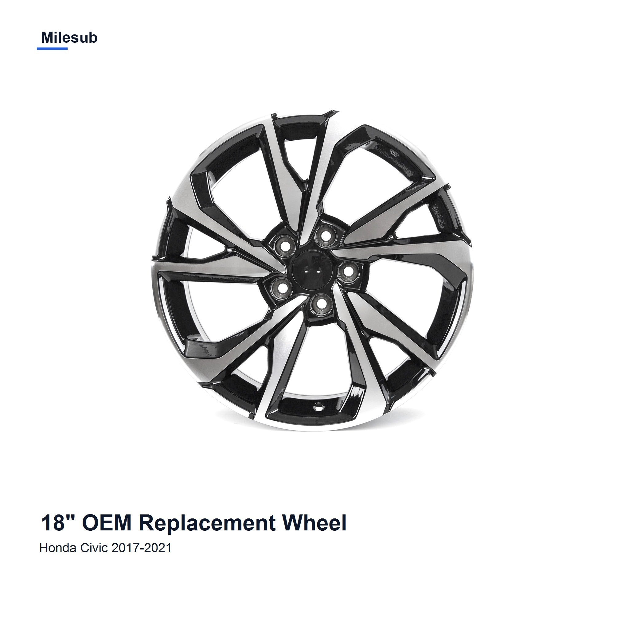 Milesub 18" OEM Style Replacement Wheel for Honda Civic 2017-2021 - Hero Product