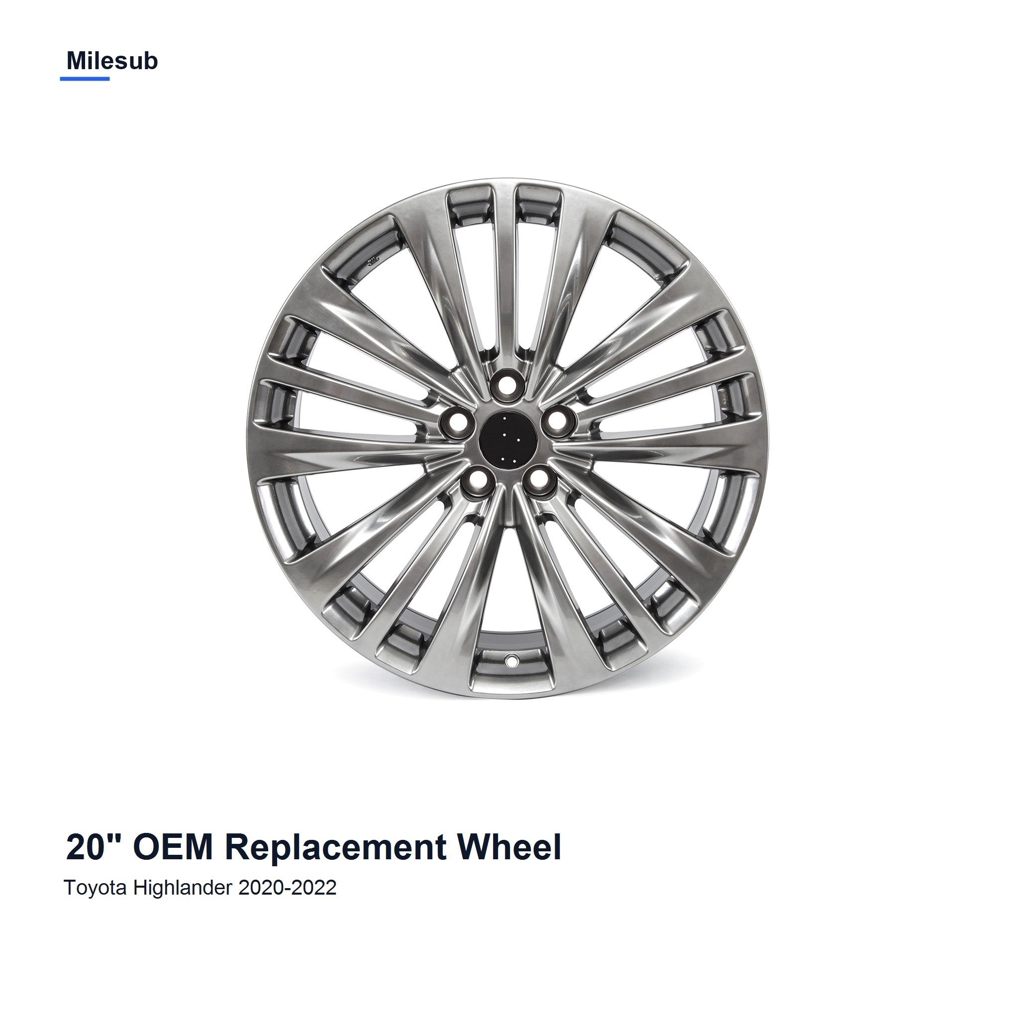 Milesub 20" OEM Style Replacement Wheel for Toyota Highlander 2020-2022 - Hero Product