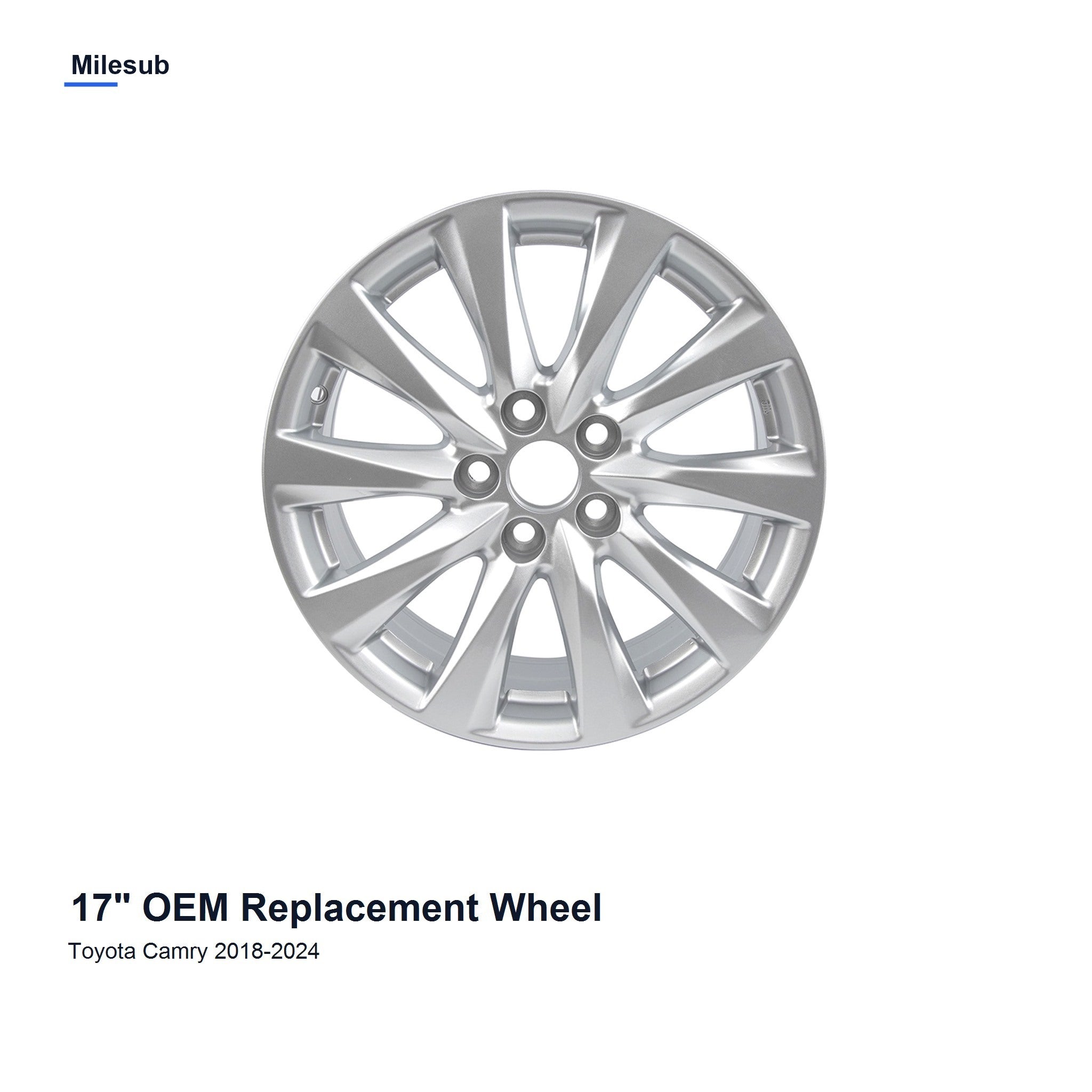 Milesub 17" OEM Style Replacement Wheel for Toyota Camry 2018-2024