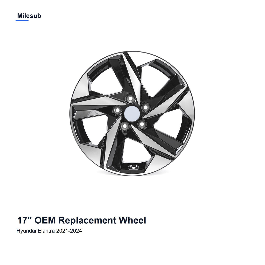 Milesub 17" OEM Style Replacement Wheel for Hyundai Elantra 2021-2024 - Hero Product