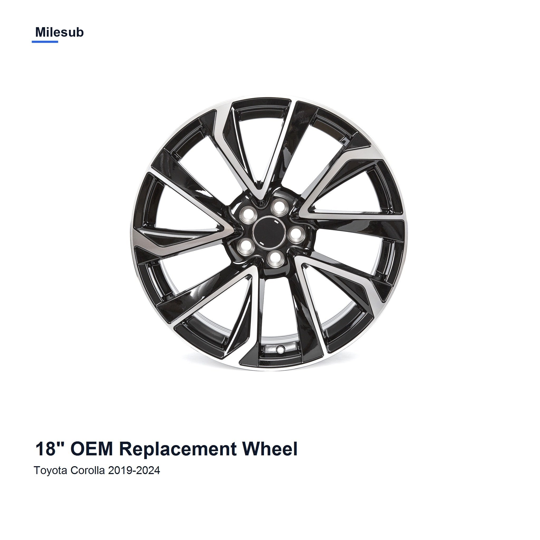 Milesub 18" OEM Style Replacement Wheel for Toyota Corolla 2019-2024 - Hero Product
