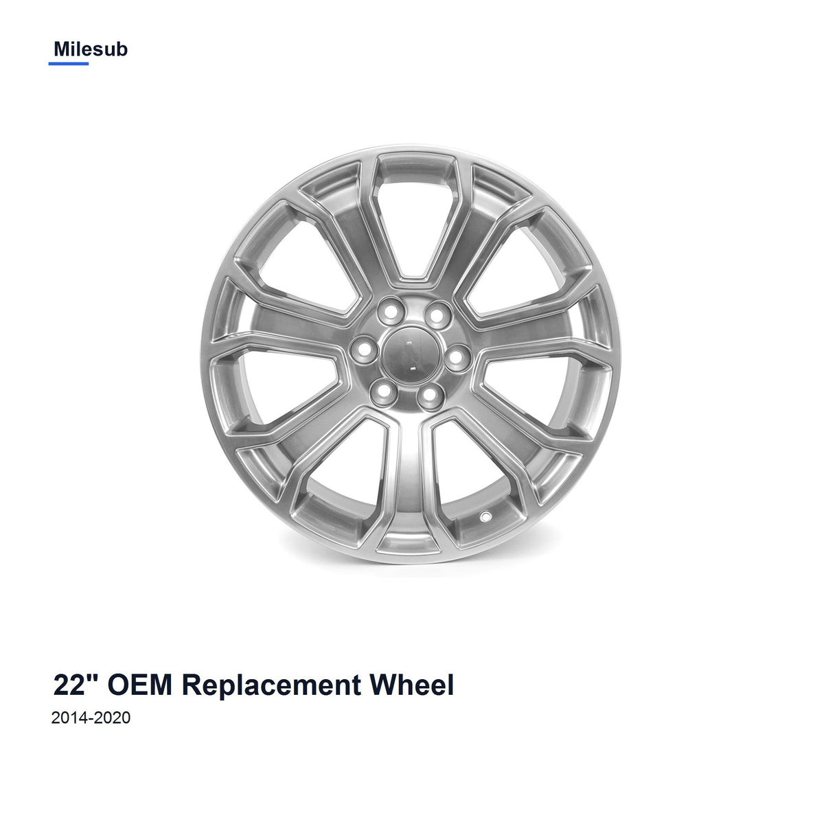 22" OEM Style Replacement Wheel for 雪佛兰 索罗德 2014-2020