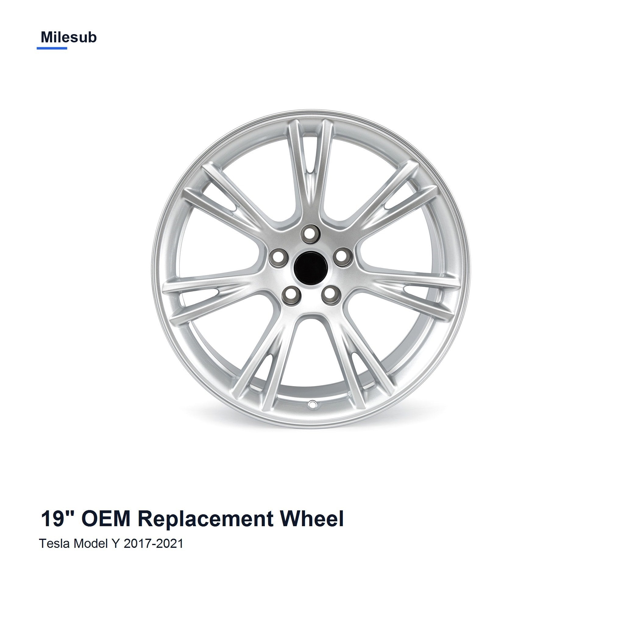 Milesub 19" OEM Style Replacement Wheel for Tesla Model Y 2017-2021 - Hero Product
