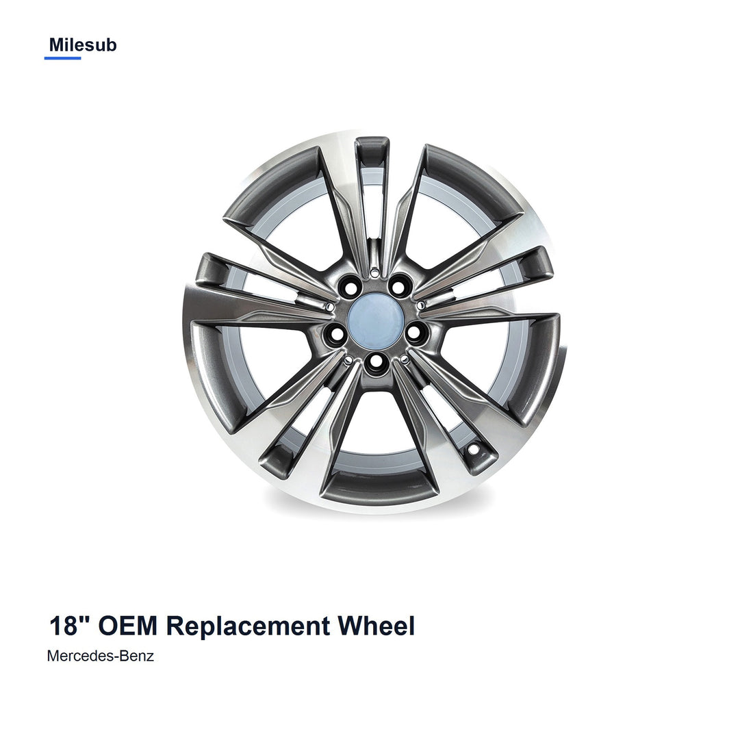 Milesub 18" OEM Style Replacement Wheel for Mercedes-Benz E350 E400 2014-2016 - Hero Product