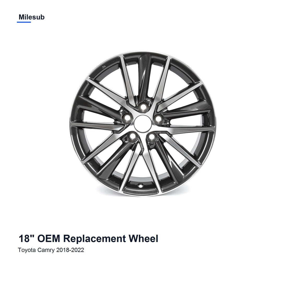 Milesub 18" OEM Style Replacement Wheel for Toyota Camry 2018-2022 - Hero Product