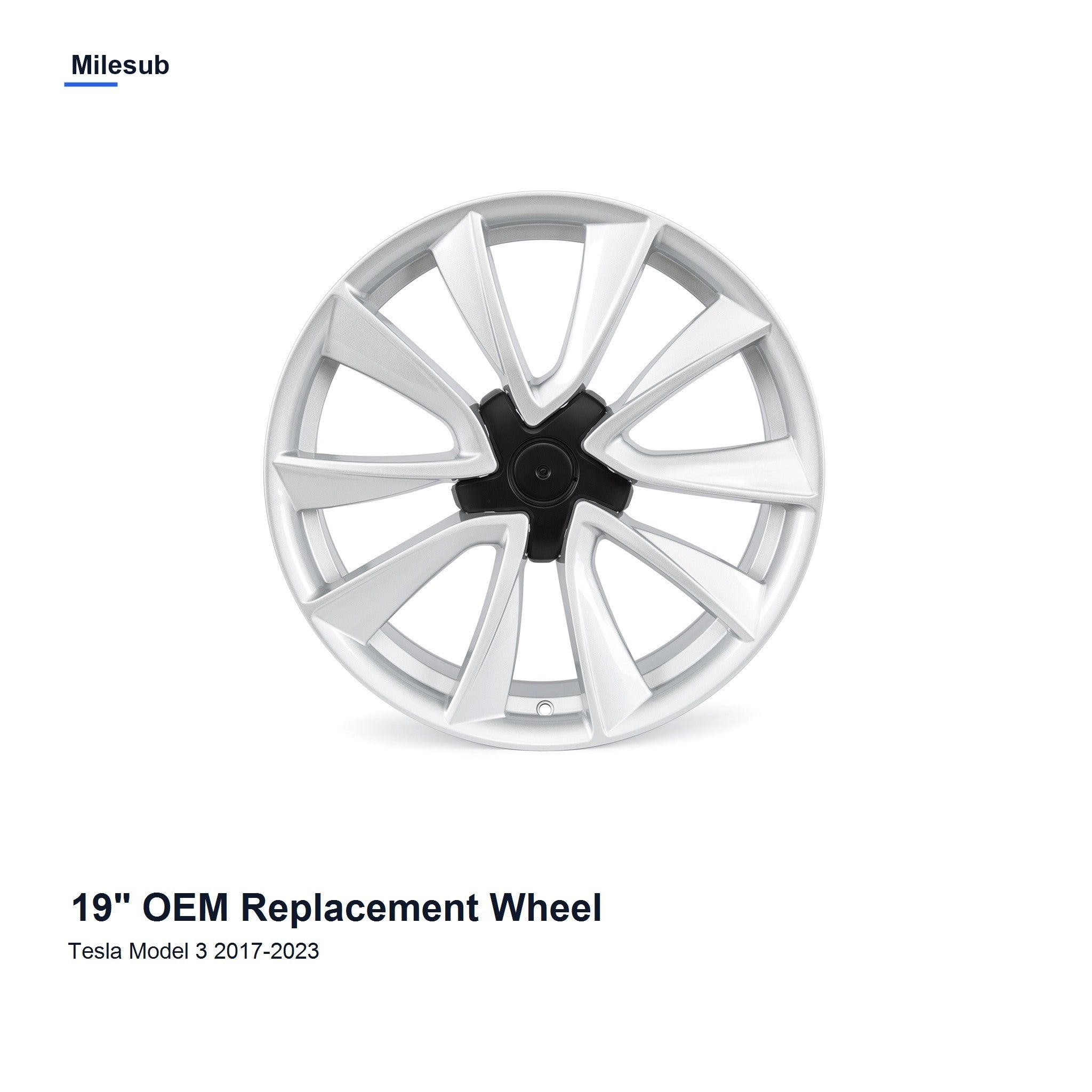 Milesub 19" OEM Style Replacement Wheel for Tesla Model 3 2017-2023 - Hero Product