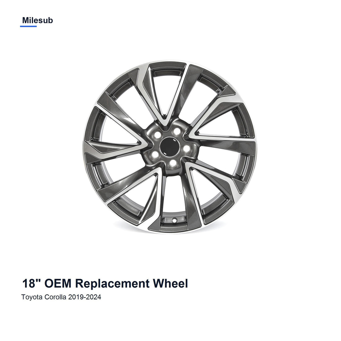 Milesub 18" OEM Style Replacement Wheel for Toyota Corolla 2019-2024 - Hero Product