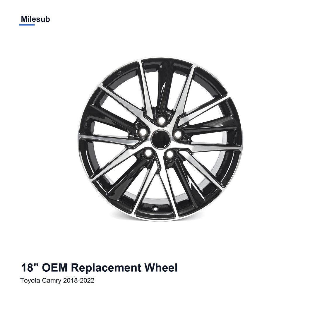 Milesub 18" OEM Style Replacement Wheel for Toyota Camry 2018-2022 - Hero Product