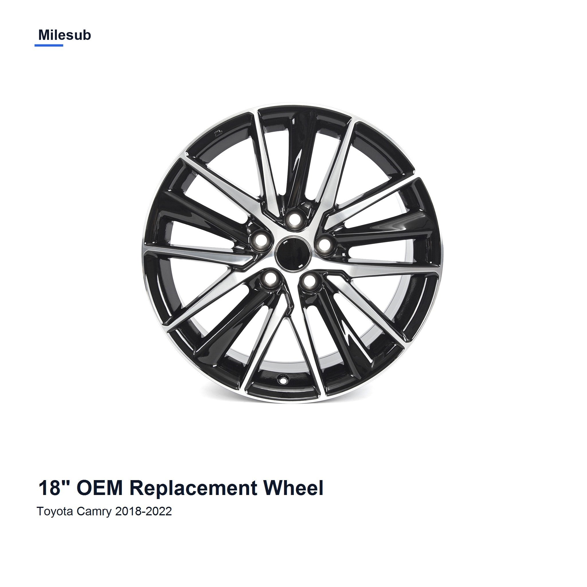 Milesub 18" OEM Style Replacement Wheel for Toyota Camry 2018-2022 - Hero Product