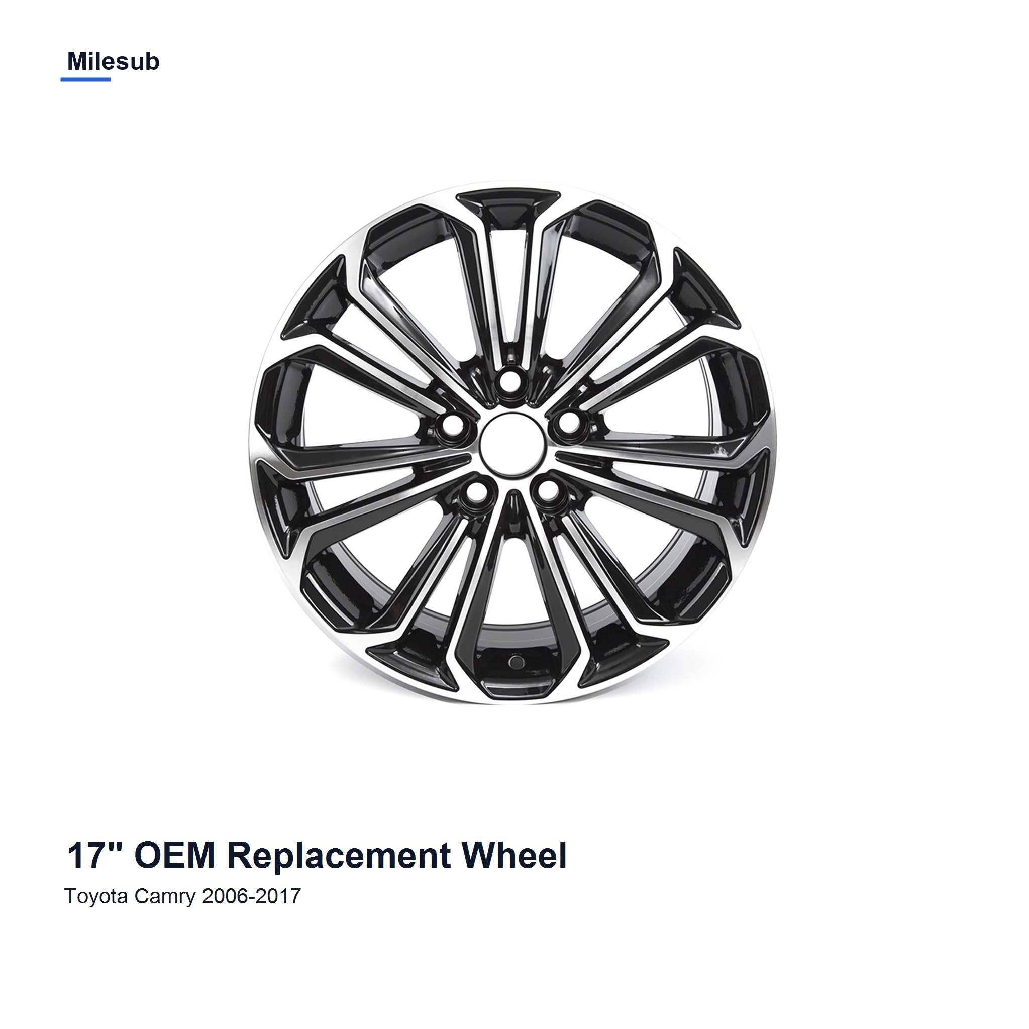 Milesub 17" OEM Style Replacement Wheel for Toyota Camry 2006-2017 - Hero Product