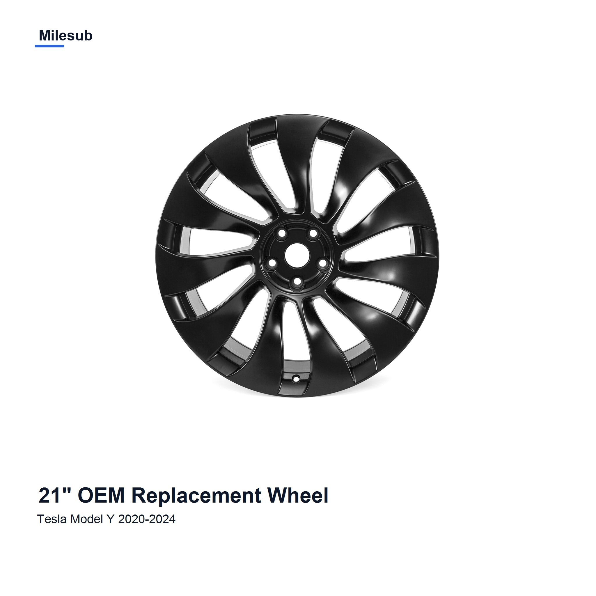 Milesub 21" OEM Style Replacement Wheel for Tesla Model Y 2020-2024 - Hero Product
