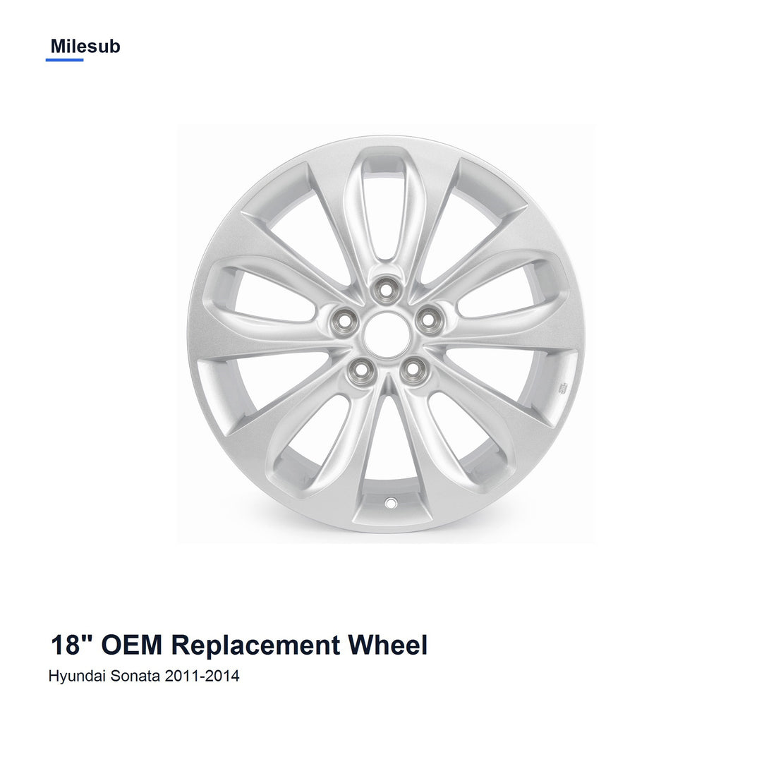 Milesub 18" OEM Style Replacement Wheel for Hyundai Sonata 2011-2014 - Hero Product