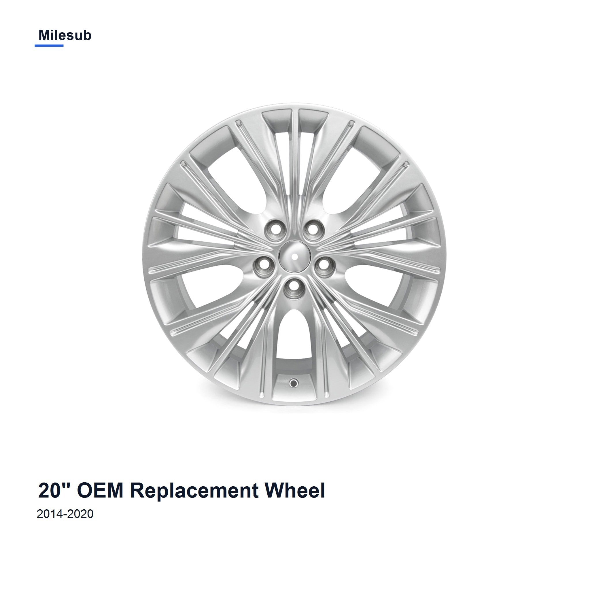 Milesub 20" OEM Style Replacement Wheel for Impala 2014-2020 - Hero Product