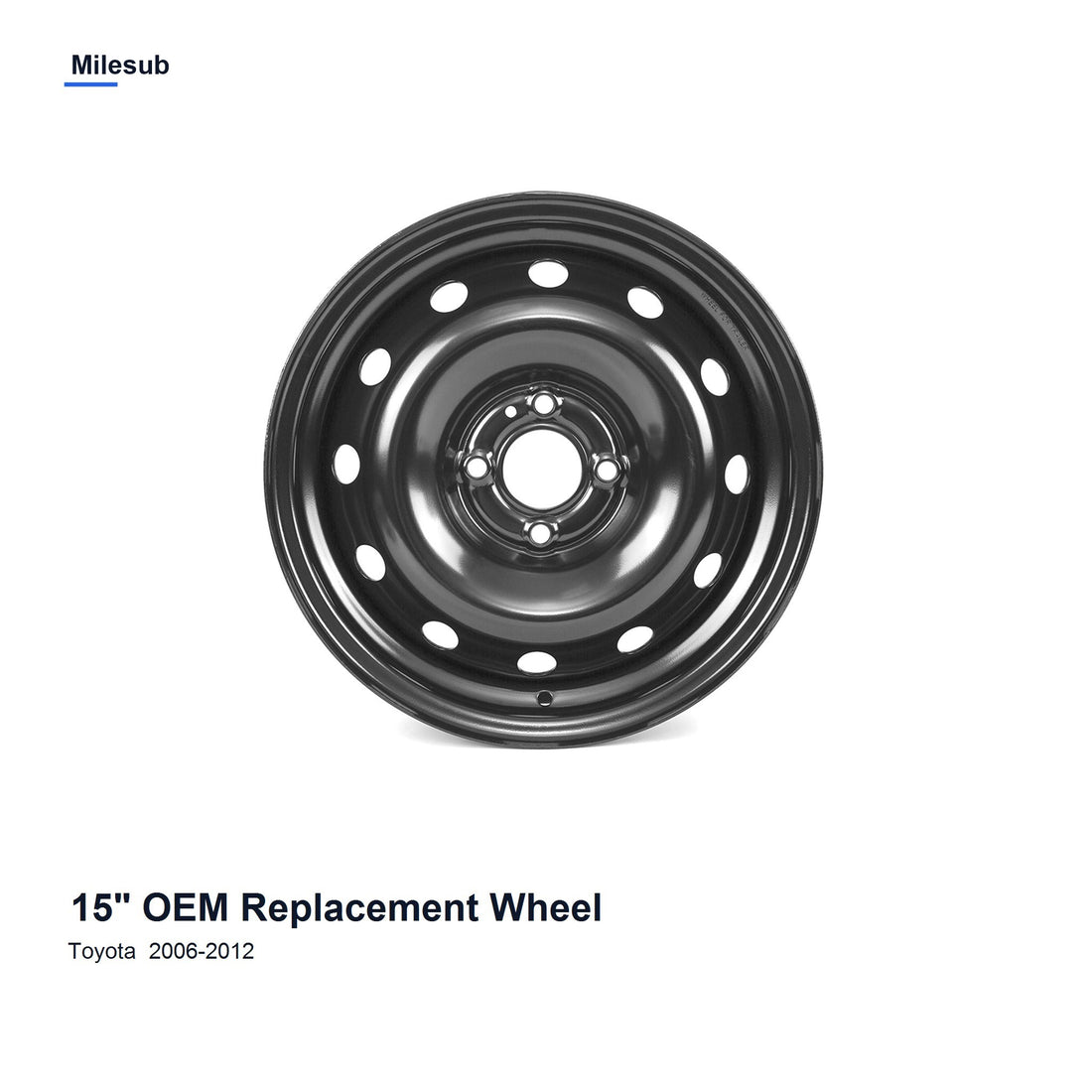 Milesub 15" OEM Style Replacement Wheel for Toyota 2006-2012 - Hero Product