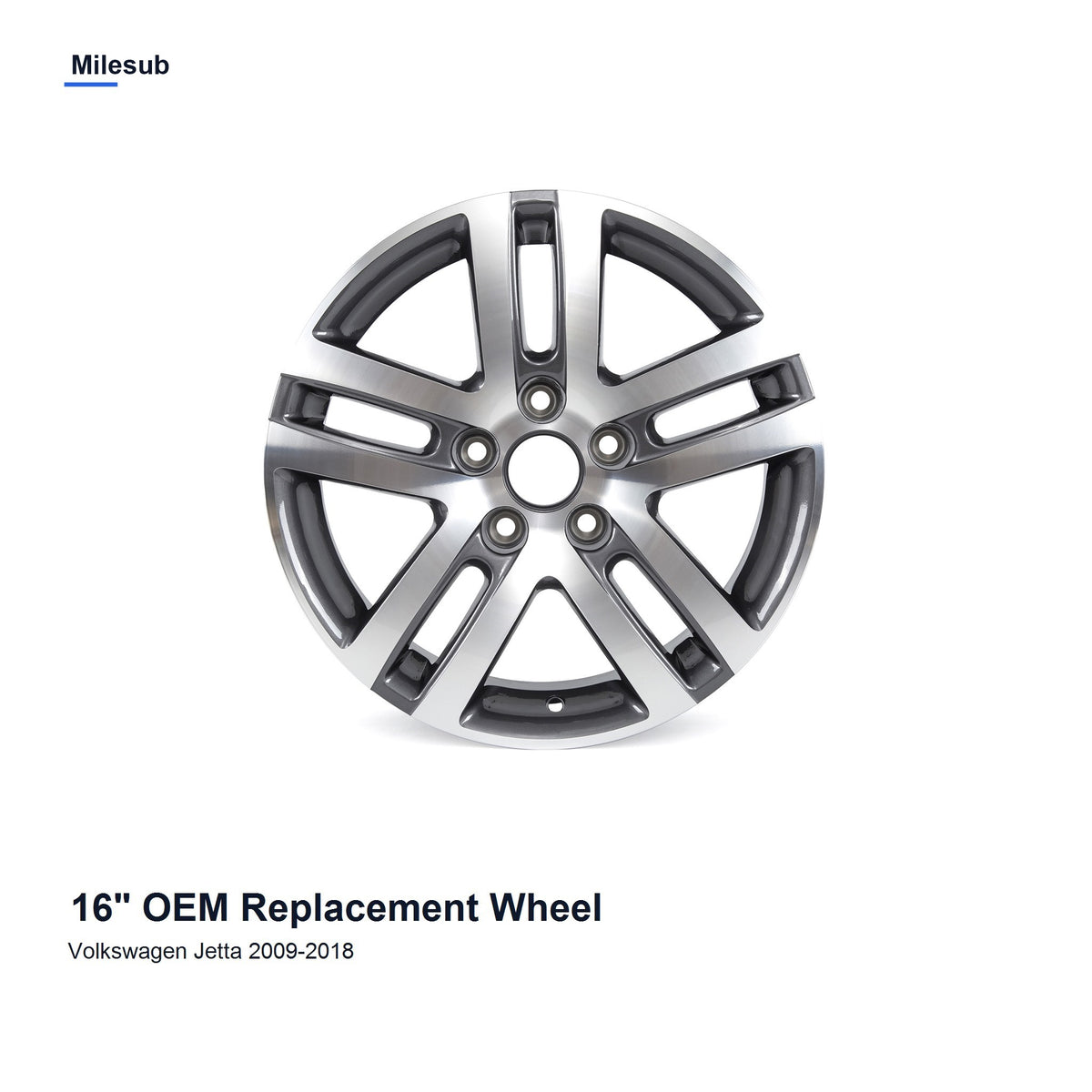 16" OEM Style Replacement Wheel for Volkswagen Jetta 2009-2018