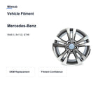 Milesub 18" OEM Style Replacement Wheel for Mercedes-Benz E350 E400 2014-2016 - Vehicle Fitment
