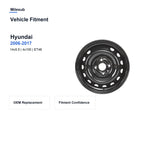 Milesub 14" OEM Style Replacement Wheel for Hyundai Accent 2006-2017 - Vehicle Fitment