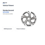 Milesub 17" OEM Style Replacement Wheel for Honda Accord 2018-2020 - Vehicle Fitment