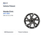Milesub 18" OEM Style Replacement Wheel for Honda Civic 2017-2021 - Vehicle Fitment