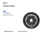 Milesub 15" OEM Style Replacement Wheel for Kia Forte 2017-2018 - Vehicle Fitment