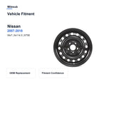 Milesub 16" OEM Style Replacement Wheel for Nissan Altima 2007-2018 - Vehicle Fitment
