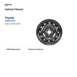 Milesub 15" OEM Style Replacement Wheel for Toyota 2006-2012 - Vehicle Fitment