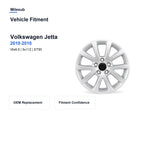 Milesub 16" OEM Style Replacement Wheel for Volkswagen Jetta 2010-2018 - Vehicle Fitment