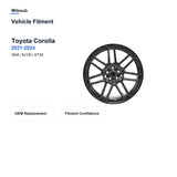 Milesub 18" OEM Style Replacement Wheel for Toyota Corolla 2021-2024 - Vehicle Fitment