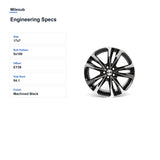 Milesub 17" OEM Style Replacement Wheel for Toyota Corolla 2017-2019