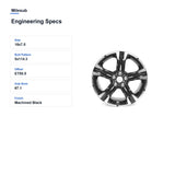 Milesub 18" OEM Style Replacement Wheel for Kia K5 2021-2023 - Engineering Specs