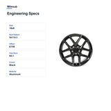 Milesub 18" OEM Style Replacement Wheel for Honda Civic 2022-2025 - Engineering Specs