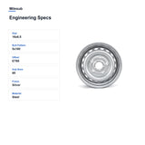 Milesub 16" OEM Style Replacement Wheel for Ford Transit 2015-2022 - Engineering Specs