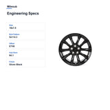 Milesub 18" OEM Style Replacement Wheel for Honda CR-V 2023-2025 - Engineering Specs