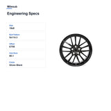 Milesub 19" OEM Style Replacement Wheel for Toyota Camry 2021-2024 - Engineering Specs