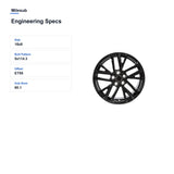 Milesub 18" OEM Style Replacement Wheel for Toyota Camry 2025-2025 - Engineering Specs