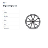 Milesub 18" OEM Style Replacement Wheel for Tesla Model 3 2017-2021 - Engineering Specs