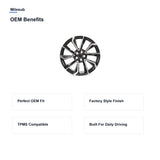 Milesub 18" OEM Style Replacement Wheel for Toyota Corolla 2019-2024 - OEM Benefits
