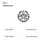 Milesub 16" OEM Style Replacement Wheel for Volkswagen Jetta 2009-2018 - OEM Benefits