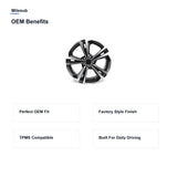 Milesub 18" OEM Style Replacement Wheel for Nissan Sentra SR 2020-2021 - OEM Benefits
