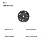 Milesub 14" OEM Style Replacement Wheel for Hyundai Accent 2006-2017 - OEM Benefits