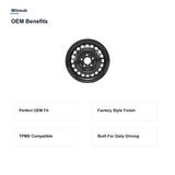 Milesub 15" OEM Style Replacement Wheel for Kia Forte 2017-2018 - OEM Benefits