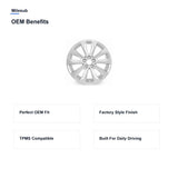 Milesub 18" OEM Style Replacement Wheel for Hyundai Sonata 2011-2014 - OEM Benefits