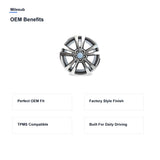 Milesub 18" OEM Style Replacement Wheel for Mercedes-Benz E350 E400 2014-2016 - OEM Benefits